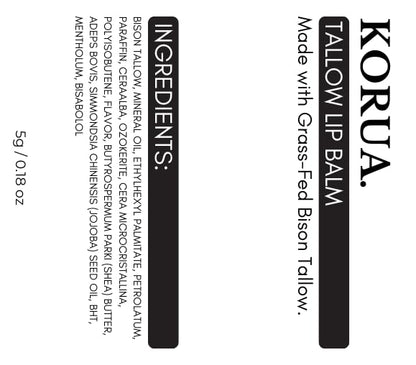 Nourishing Bison Tallow Lip Balm Set™