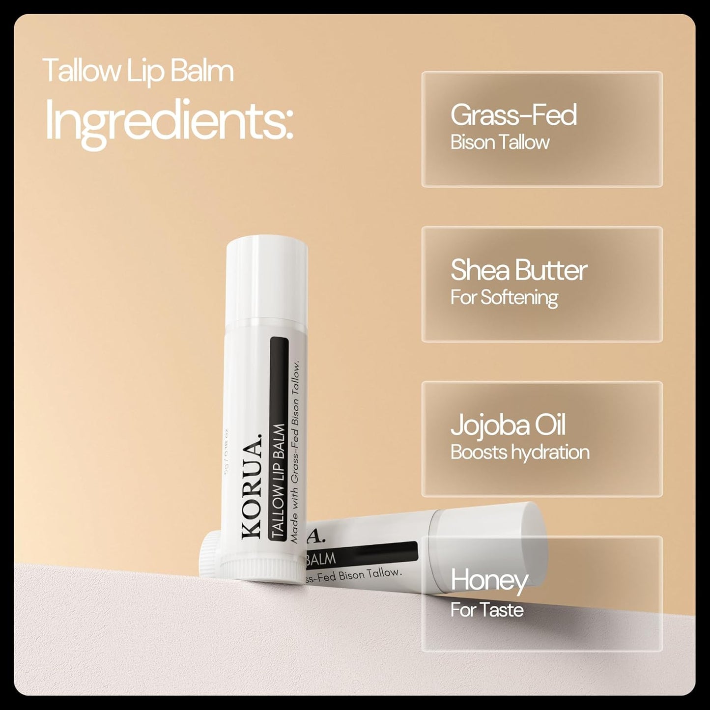 Nourishing Bison Tallow Lip Balm Set™