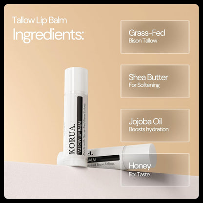 Nourishing Bison Tallow Lip Balm Set™